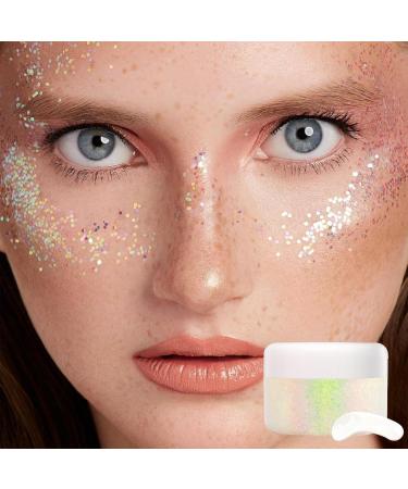 Face and Body | Hair Gel for Holographic Mermaid Accessories Chunky Sparkling Makeup for Body Face and Hair Fulenyi 02# - Buy Online on GoSupps.com