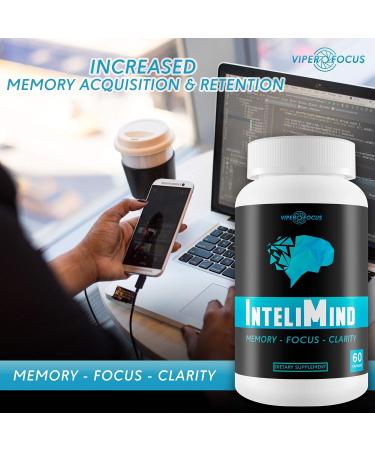 InteliMind - Enhance Memory Focus & Clarity | Boost Brain Function & Energy | Premium Support Formula - Buy Online on GoSupps.com