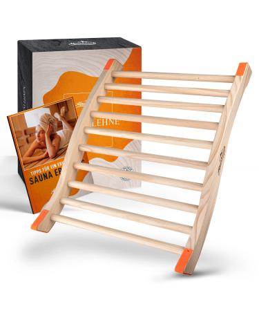 Alpine breath sauna backrest made of 100% natural wood - ergonomic backrest with curved S -shape - noble sauna accessories infrared cabin - comfortable backrest infrared cabin - ideal fit - Buy Online on GoSupps.com