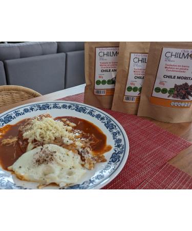 Chilmolli Ancho authentic Mexican gourmet chilli powder mix/M lange de poudre de chili Ancho/chile Ancho molido mix 100g. Mild - Buy Online on GoSupps.com