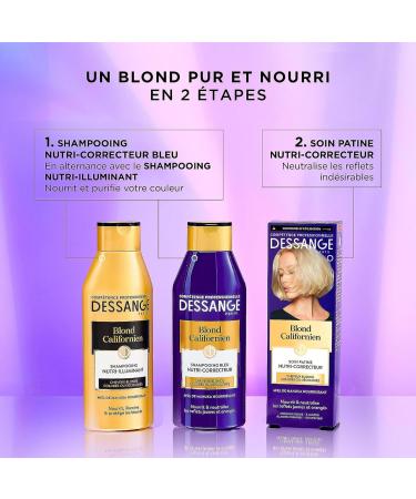 DESSANGE - Californian Blonde Nutri-Illuminating Shampoo - Formula Enriched With Manuka Honey - Nourishes Illuminates & Protects - For Blonde Colored Or Bleached Hair - 250 ml - Buy Online on GoSupps.com