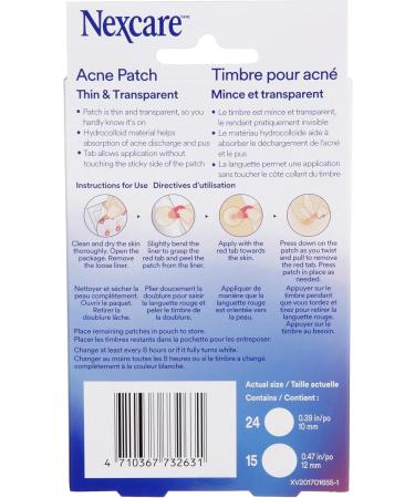 Nexcare Thin and Transparent Acne Patch 39 count 39 Patches - Buy Online on GoSupps.com