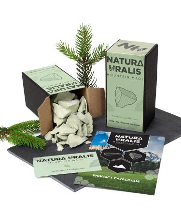 Argile Verte de l'Oural | 200g Argile Verte Naturelle Vert Pastel Verdoyant - Croquant Etonnant Texture Terreuse Velout e et Ferme Satisfaisante Sensation ASMR - Buy Online on GoSupps.com