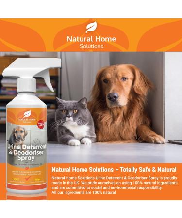 Eco Urine Deterrent & Deodoriser Spray Urine Stop for Cat Dog Repellent Stop Cats Dogs Repeat Marking Indoors Outdoors 100% Natural Enzyme Urine Destroyer 500ml - Buy Online on GoSupps.com
