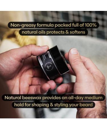 Beard Struggle Warrior's Beard Balm - Vanir's Wisdom 50g Platinum - Luxurious Cologne-Grade Fragrance, 100% Natural Ingredients - Buy Online on GoSupps.com