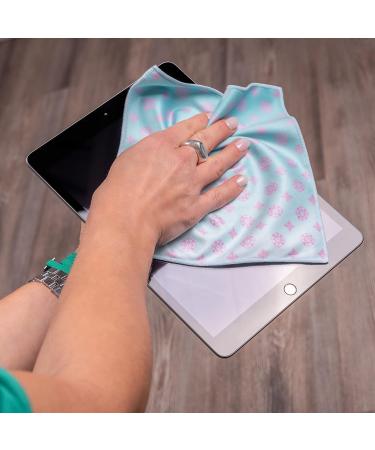 Buy Microfiber Cloths Pack of 2 - Flamingo Glasses Cleaning Cloths 30x40cm | International Shipping Available - Buy Online on GoSupps.com