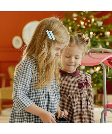 Cinaci 60 Pairs DIY Metal Duck Beak Hair Clips - Monochrome Fabric Covered Accessories for Babies Girls Toddlers & Teens - 5cm Fully Lined - Buy Online on GoSupps.com