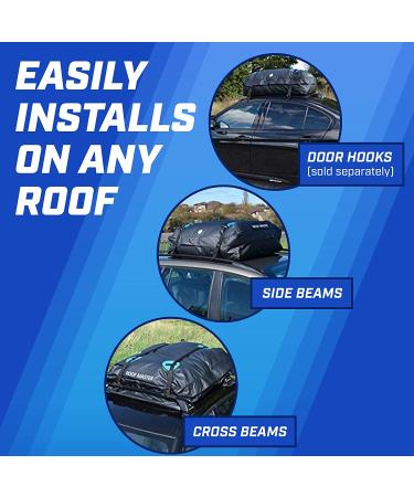 Waterproof Rooftop Cargo Carrier- 16 Cubic Ft. Storage Bag with Protective Mat for All Cars, With or Without Roof Racks - PI Store - Buy Online on GoSupps.com