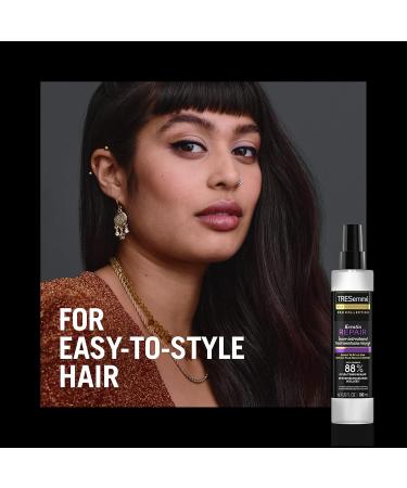 TRESemm Pro Collection Keratin Repair Leave In Hair Treatment for Strong Healthy-Looking Hair Care Hair Styling Treatment Spray Visibly Repair Split Ends 6.1 oz 6.1 Fl Oz (Pack of 1) - Buy Online on GoSupps.com