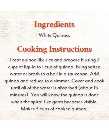 Roland Foods White Quinoa - Pre-Washed, 12 oz - Gourmet Specialty Grain - Buy Online on GoSupps.com