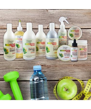 Hawaiian Silky Apple Cider Vinegar Leave-in Conditioner 8 fl oz - Static-Free Hair Care with Black Castor Oil for Growth - Natural Treatment for All Hair Types Including Color-Treated - Buy Online on GoSupps.com