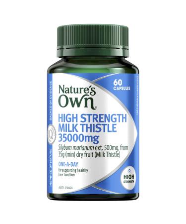 Nature's Own High Strength Milk Thistle 35000 60 Capsules