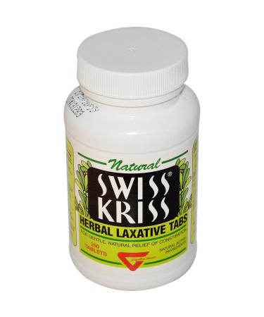 Natural Swiss Kriss Herbal Laxative - 250 Tablets