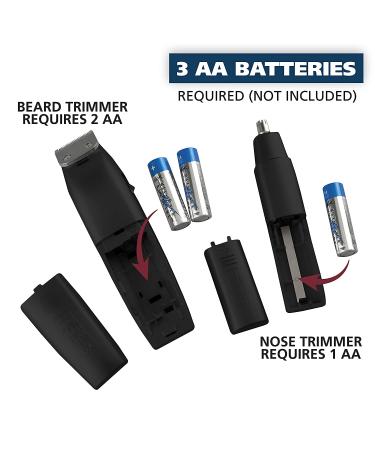 Wahl Cordless Beard Trimmer w EarNoseBrow Trimmer - Buy Online on GoSupps.com
