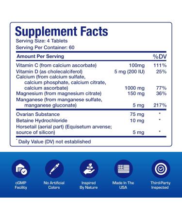 Osteo-Plex Bone Health Supplement for Women - Clinical Formula Bone Strength Supplement with Magnesium Calcium Vitamin D3 & Trace Minerals Complex - Easy to Swallow Gentle Tablets - 240 Count 240 Count (Pack of 1) - Buy Online on GoSupps.com