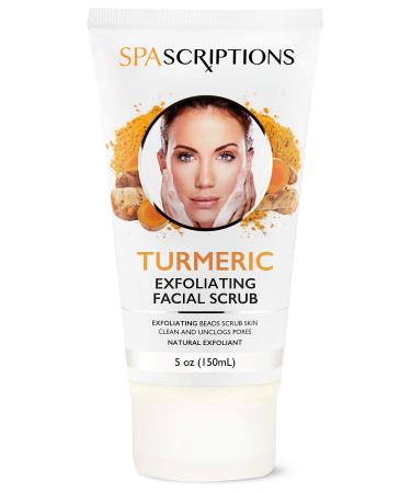 Face Exfoliating Scrub with Turmeric - Face Wash - 5 Oz
