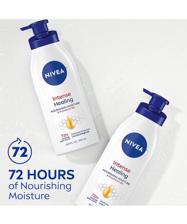 Nivea Intense Healing Body Lotion for Very Dry Skin - 16.9 fl oz (500 ml) - Buy Online on GoSupps.com
