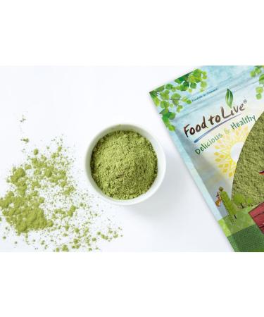 Food to Live - Alfalfa Powder, 8 Ounces - Made from Raw Dried Whole Young Leaves,Vegan,Bulk,Great for Baking, Juices, Smoothies, Shakes, , and Instant Breakfast Drinks 8 Ounce (Pack of 1) - Buy Online on GoSupps.com