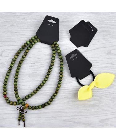 200-Piece Coopay Blank Necklace Display Cards - Kraft Paper Jewelry Hang Tags - 4.7 x 2 Inches (Black) - Buy Online on GoSupps.com