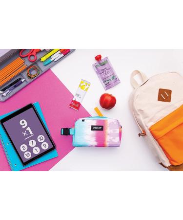 PackIt Freezable Reusable Snack Box - Tie Dye Sorbet Multicolor/Assorted - Buy Online on GoSupps.com