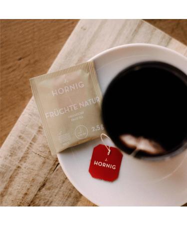 J. Hornig Fruit Tea Nature - 100 Natural Fruit Tea Bags | Fruity-Sweet Flavor No Added Flavors 4x25 Bags - International Shipping Available - Buy Online on GoSupps.com