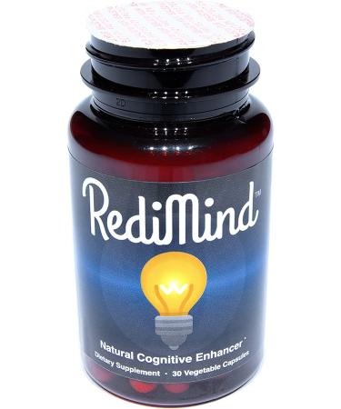 RediMind Cognitive Enhancement Supplement - 30 Capsules | Non-GMO, Vegan, Gluten-Free - Buy Online on GoSupps.com