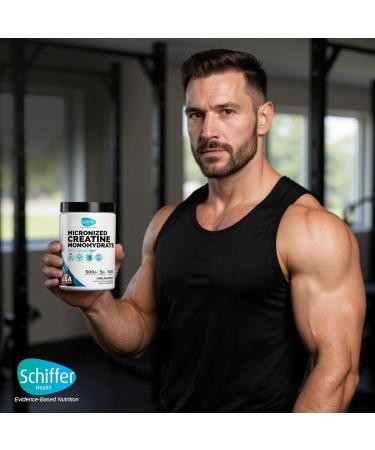 Creatine Monohydrate Powder 500g Supports Muscle Growth Strength & Cognitive Function* 5g per Serv - 100 Servings Pure Micronized Creatine for Enhanced Performance Unflavored 17.9 oz 1.12 Pound (Pack of 1) - Buy Online on GoSupps.com