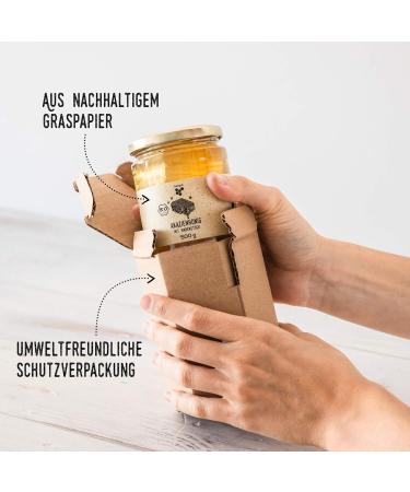 Buy Organic Acacia Honey with Honeycomb - 500g Pure & Natural Beehive Delight - Buy Online on GoSupps.com