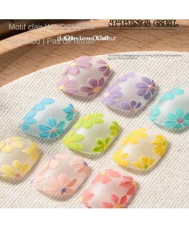  G n rique Stamping Gel - Set of 9 Solid Gradient Colors - Solid Manicure Art with Long-Lasting Rainbow Beauty Care for Spring/Summer Holidays - Buy Online on GoSupps.com