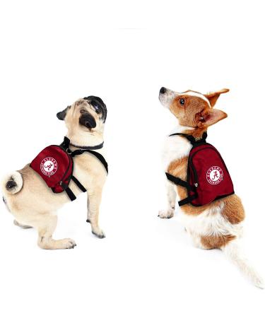 Shop Littlearth NCAA Pet Mini Backpack - Alabama Team Color - Perfect Pet Accessories for Dogs & Cats - Buy Online on GoSupps.com