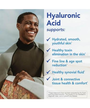 Patient One Hyaluronic Acid 100mg | Supplement to Support Hydrated, Youthful Skin and Joint Health* | 120 Capsules - Buy Online on GoSupps.com