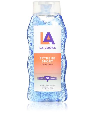 L.A. Looks Extreme Sport Ultra Hold Hair Gel 20 Ounce (Pack of 6)