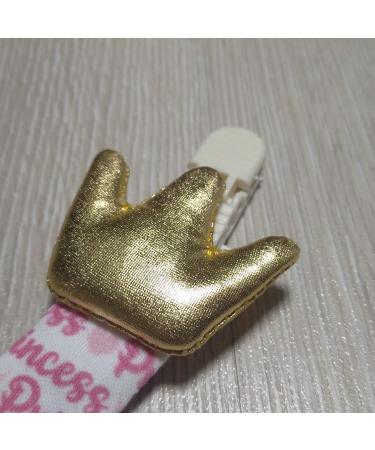 Pacifier Holder 2 Pack with Plush Animal Toys | Baby Boy and Girl Gift Set (Princess - Bee) - Buy Online on GoSupps.com