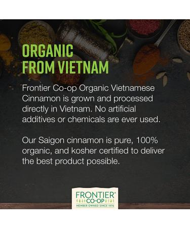 Buy Frontier Co-op Organic Vietnamese Cinnamon Oil (5%, 5.11 oz) - Natural Flavor Enhancer - Buy Online on GoSupps.com