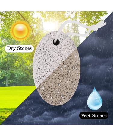 PHOGARY Natural Pumice Stone 2 PCS Set - Hard Skin Callus Remover for Feet & Hands - Foot File Exfoliation Tool for Dead Skin Removal - Buy Online on GoSupps.com