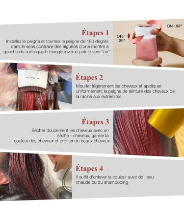 Hair Colour Chalk Comb Hair Dye for Children Temporary Dyeing for Girls Safe Hair Chalk Comb Party Christmas New Year Children Day Halloween Cosplay - Buy Online on GoSupps.com