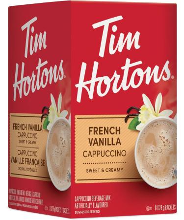 Tim Hortons French Vanilla Cappuccino Packets French Vanilla Cappuccino 8 Count Cappuccino Packets French Vanilla Cappuccino 224 g (Pack of 1) - Buy Online on GoSupps.com