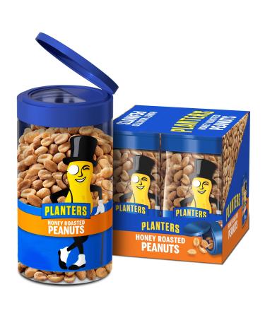 Planters Pop & Pour Honey Roasted Peanuts, (4 ct - 7 oz. Jars)