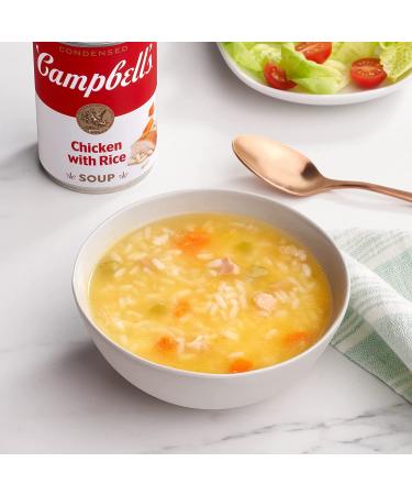 Campbell's Condensed Chicken with Rice Soup 10.5 oz Can - Pack of 12 - Buy Online on GoSupps.com