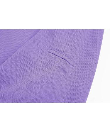 TACVASEN Men's Outdoor Sport Performance Polo Short Sleeve Shirt - Light Purple (Large) #33 - Buy Online on GoSupps.com