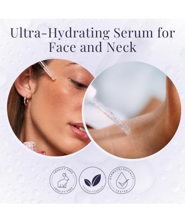 MONAT Hydration Booster Hyaluronic Serum - Lightweight Oil-Free Deep Hydration for All Skin Types - Plump Skin & 8 Hour Moisturizing Effect - Buy Online on GoSupps.com