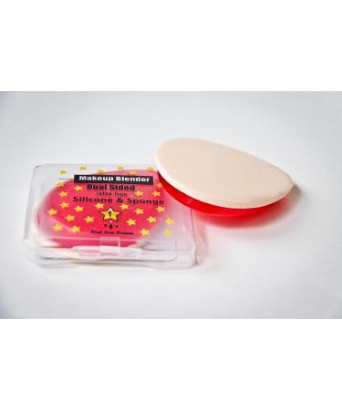 Buy Silicon & Sponge 2in1 Teardrop Pink Makeup Blender - Perfect for Flawless Makeup Application | International Shipping Available - Buy Online on GoSupps.com