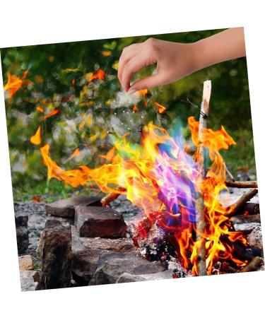 ADOCARN Outdoor Fireplace 3 Packs Campfire Powder Fire Bowl Outdoor Colorful Bonfire Color Fire Packets Party Supplies Beach - Buy Online on GoSupps.com