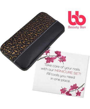 manicure set 10/12 (black) - Buy Online on GoSupps.com