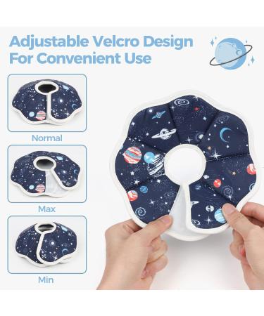 ComSaf Protective Cat Collar - Adjustable Starry Sky Hinges for Post-Surgery Recovery | Prevent Licking & Soothing Comfort | XS Size - Buy Online on GoSupps.com