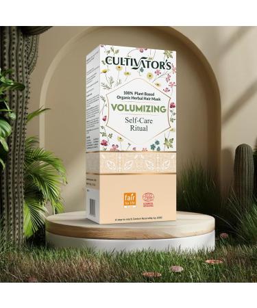 CULTIVATOR S Organic Hair Mask - Deep Conditioning for Dry & Damaged Hair Volume & Hair Loss Control 3.5 oz - Chemical Free Unisex Care - Buy Online on GoSupps.com