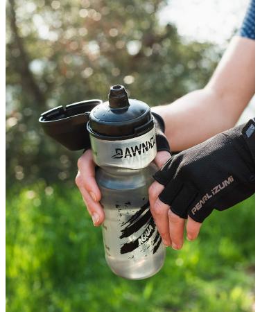 Dawn to Dusk Aqua Flow 25 oz Calibrated Water Bottle with Dirt Cap - Stay Hydrated All Day! - Buy Online on GoSupps.com