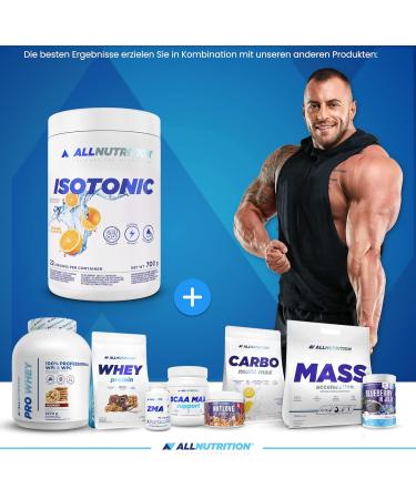 All-Nutrition Isotonic Beverage Powder - 700g Sports Drink with Electrolytes Magnesium Sodium Potassium & Vitamins | Dietary Supplements - Orange Flavor - Buy Online on GoSupps.com