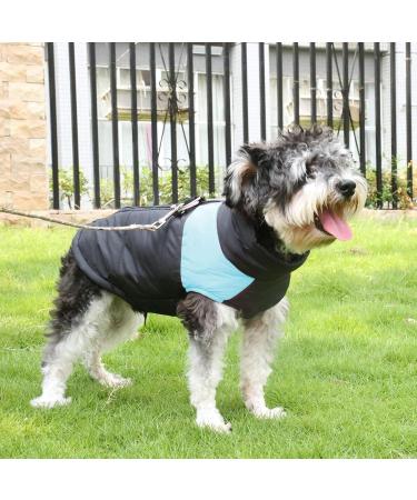 Shinmax Waterproof Dog Coat - Warm Winter Jacket for Small Medium & Large Dogs | Padded Vest with Chest Protection in 3XL Blue - Buy Online on GoSupps.com
