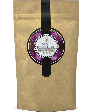 Oli-Oly Lavender Oil Exfoliating Scrub for Face and Body | Natural Ingredients - For All Skin Types - Kashmir Lavender - 80g - Buy Online on GoSupps.com
